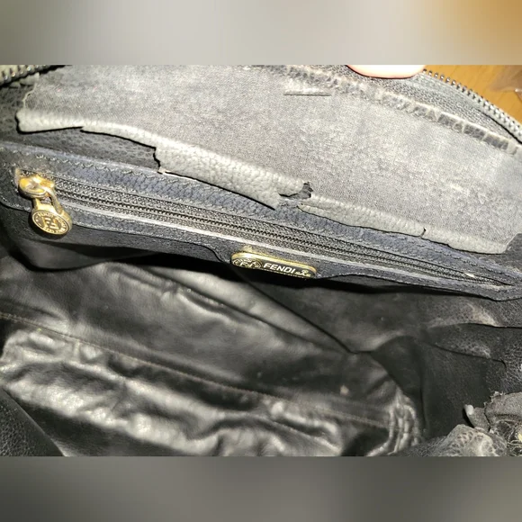 80s FENDI Bag & wallet set in black - Picture 11 of 12